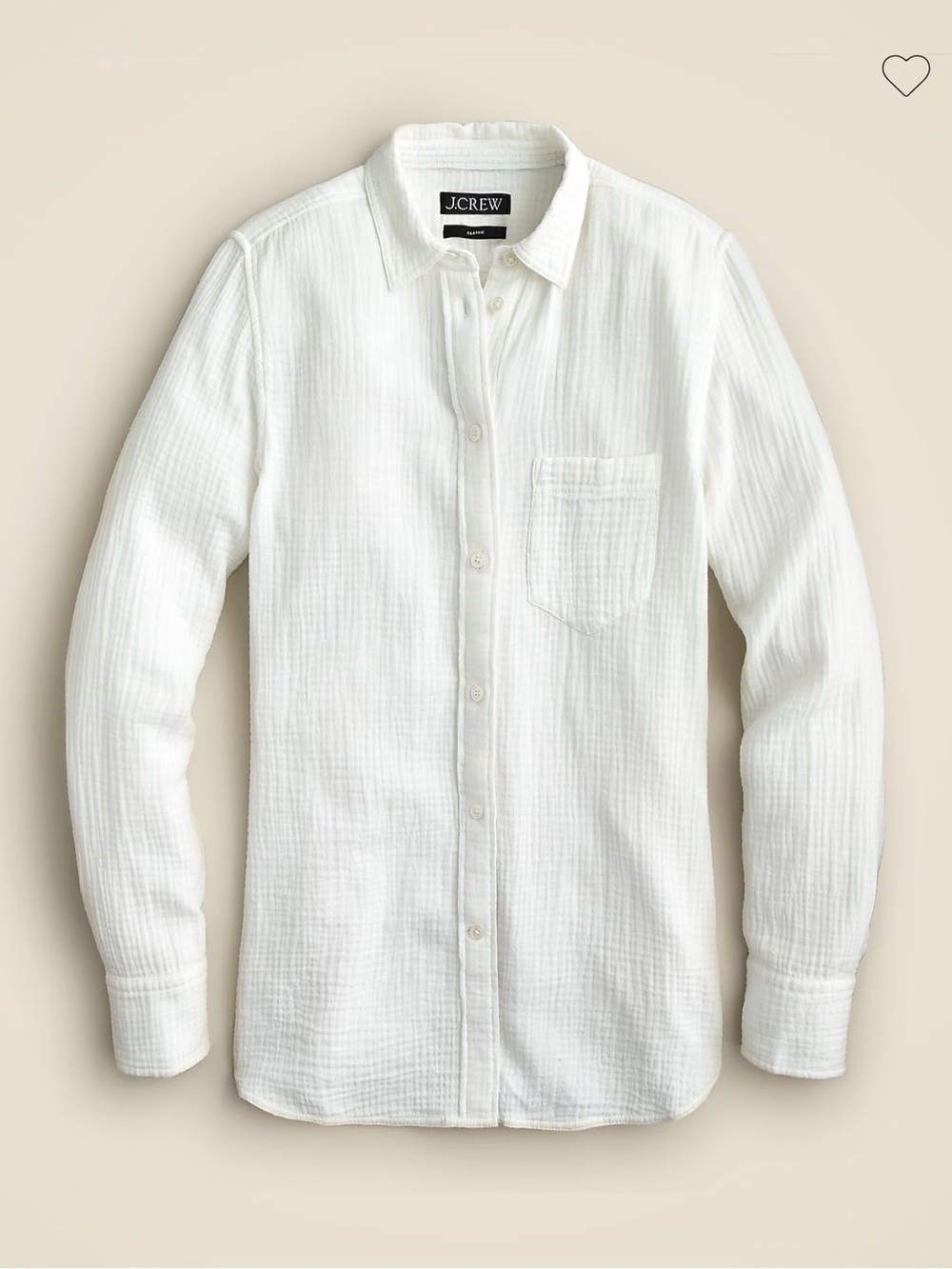 J. Crew Garçon classic double-gauze shirt